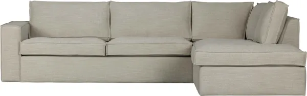 Freddie, hjørnesofa høyre, natur, H90x197x283 cm