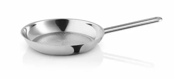 Eva Solo Stekepanne Ø 24 cm - Rustfritt stål vaffelmønstret